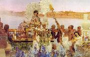 Alma Tadema The Finding of Moses oil